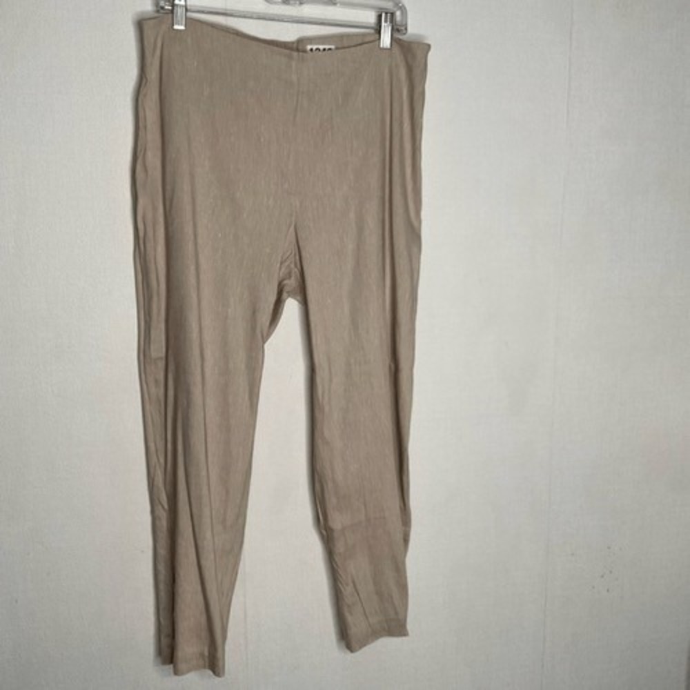 NWT J. Jill Macadam Stretch Elastic Waist ZipSide Pants‎ Women L Indonesia